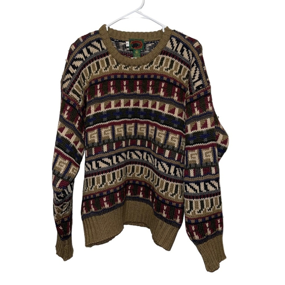 Boston Traders 100% Wool Man Sweater Size L